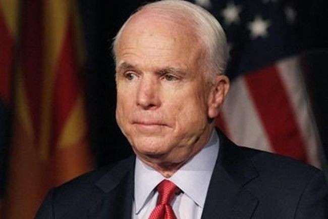 Ο γερουσιαστής των Ρεπουμπλικανών Τζον Μακέιν διαγνώστηκε με όγκο στον εγκέφαλο